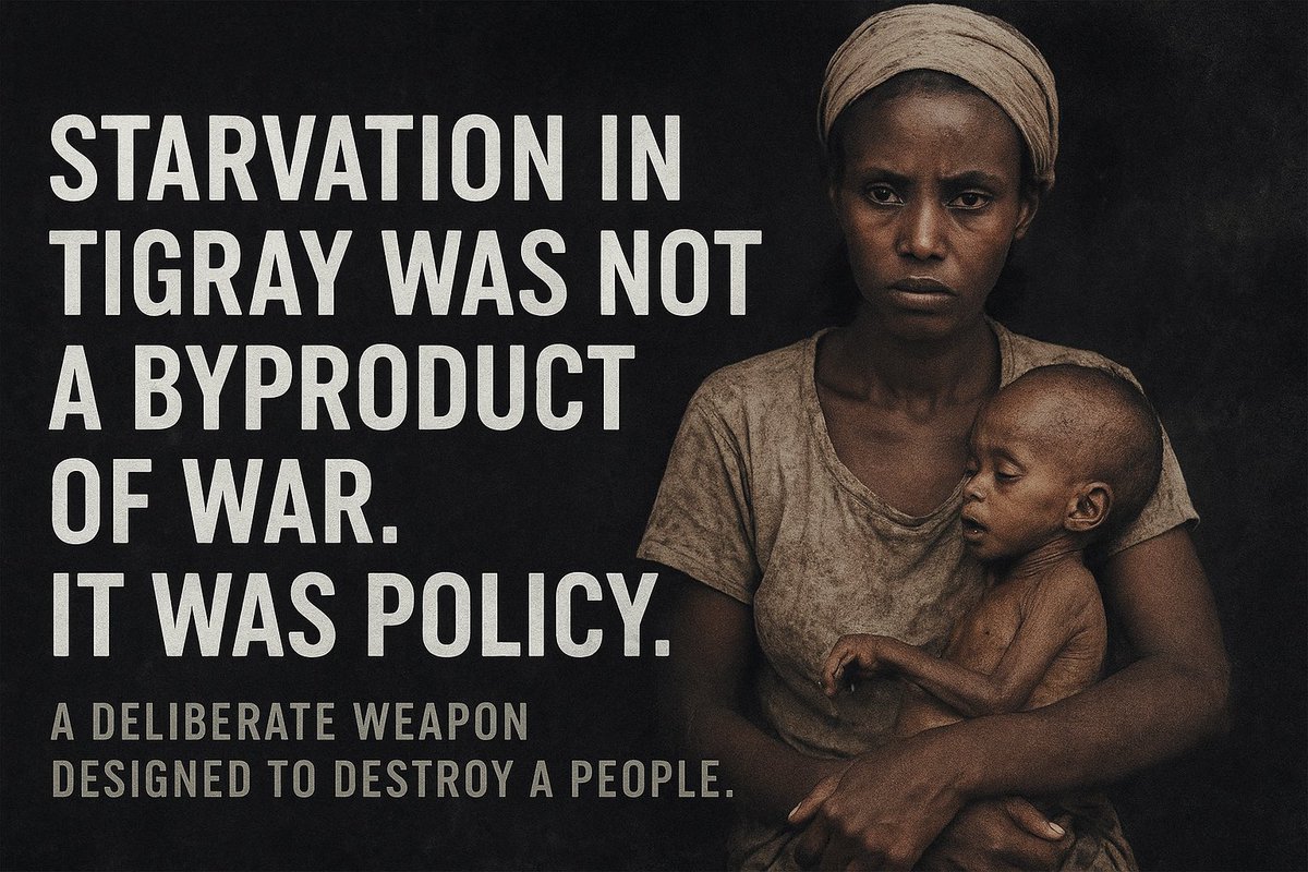 The <a href="/YaleLawSch/">Yale Law School</a> Human Rights Clinic concluded:
“Ethiopian &amp; allied forces deliberately imposed conditions of life calculated to destroy the Tigrayan population through starvation.”
That is genocide —under Article II(c) of the Genocide Convention.
<a href="/KarimKhanQC/">Karim A. A. Khan KC</a> #JusticeForTigray