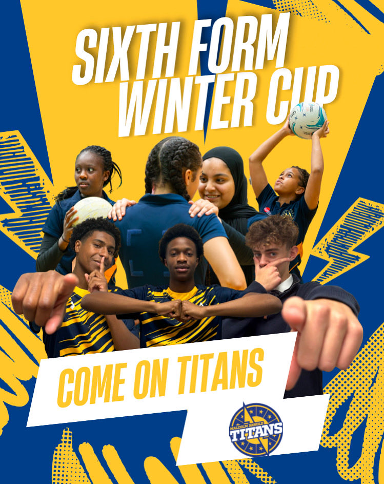 MAAcademySport's tweet image. Today’s the day! The Sixth Form Winter Cup is here, and the Titans are ready to defend our title. Let’s bring the energy, the teamwork, and the passion — we’re coming for that trophy again! Come on Titans! @DRETsport #teammaa