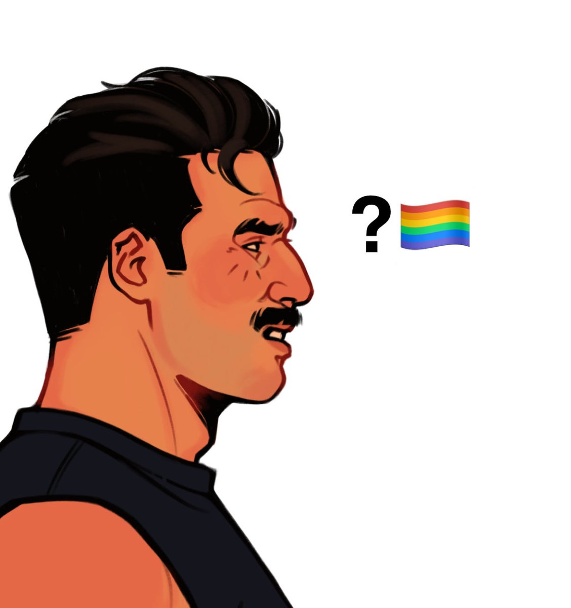 “No offense, I’m straight...”🤥