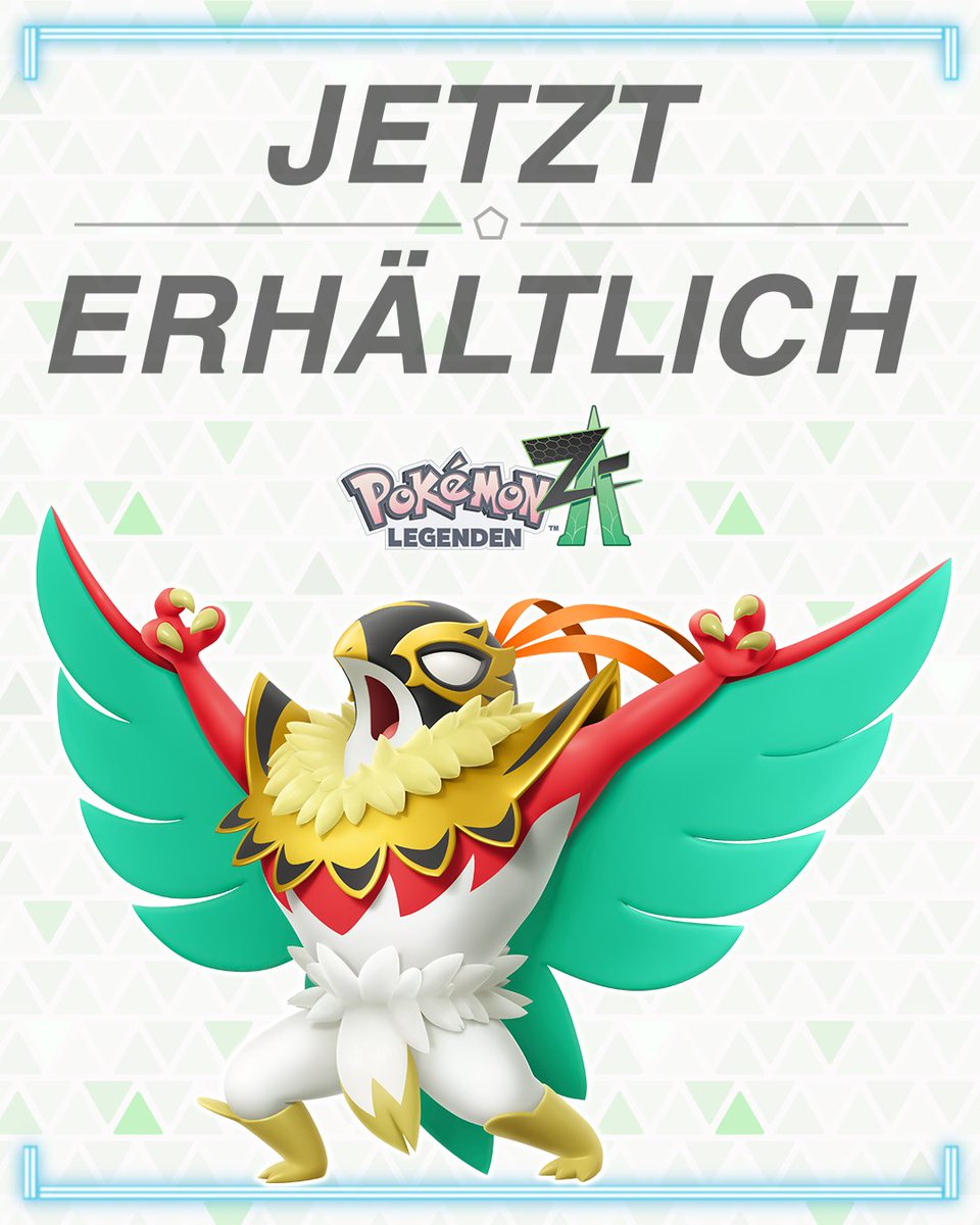 Es ist Zeit, Illumina City zu besuchen! 🥳

Man sieht sich dort!

#PokemonLegendenZA