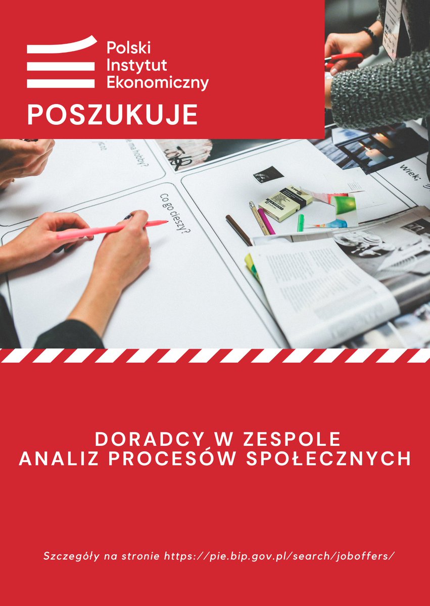 PIE_NET_PL's tweet image. 📈 Masz doświadczenie w analizach społecznych? Chcesz wpływać na kształt polityki społecznej?
Dołącz do PIE jako Doradca w Zespole Analiz Procesów Społecznych!
👉 Aplikuj już dziś: pie.bip.gov.pl/ogloszenia-o-p…
#rekrutacja #analizy #społeczeństwo #PIE #pracadlamnie #praca