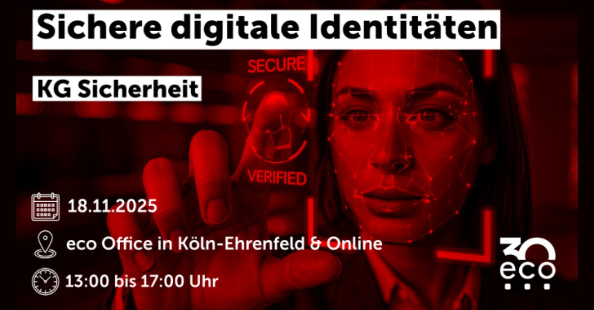 spherity's tweet photo. Spherity ist am 18.11. beim Event Sichere Digitale Identitäten in Köln dabei!

Um 15:00 Uhr zeigt @CarstenStoecker praxisnahe Lösungen für sichere digitale Identitäten. #DigitaleIdentität #DigitalIdentity #SSI

KOSTENLOS – jetzt anmelden: https://t.co/GhId7FmynH https://t.co/xcq0H2PK5v