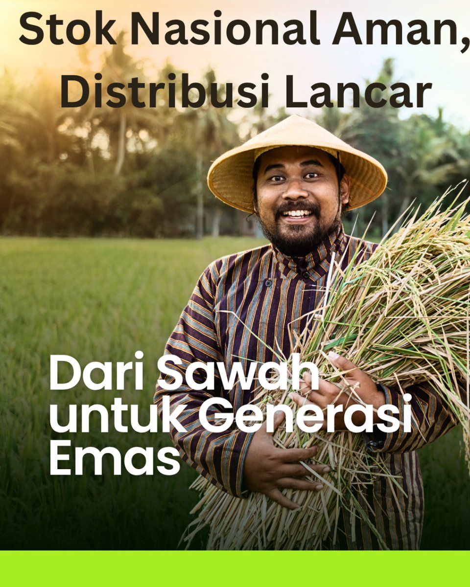 Raga829's tweet photo. Dari petani kita, untuk generasi emas kita
MBG Menjaga https://t.co/r4yf8yONri