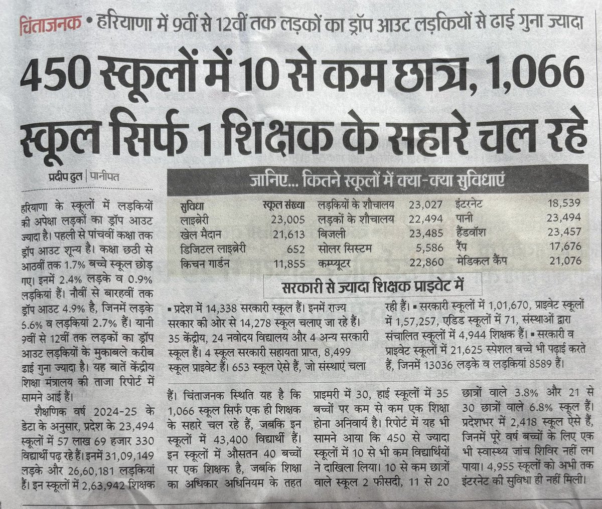 एजुकेशन माफियाओं ने सबकुछ बर्बाद कर दिया