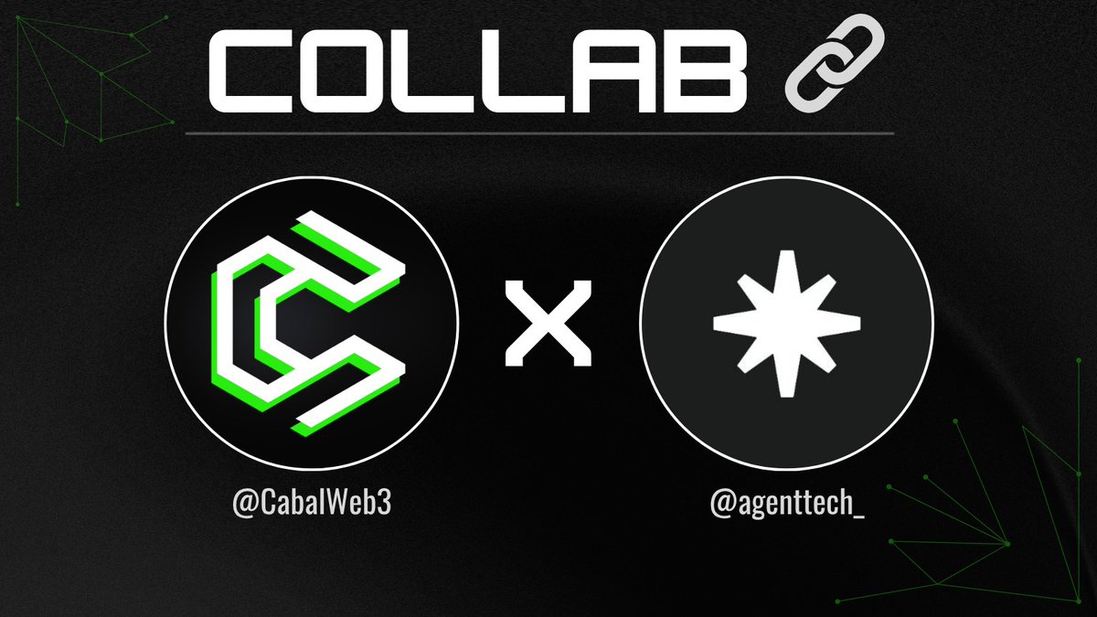CabalWeb3's tweet image. We're happy to announce our collaboration with @agenttech_
A free mint on SOL, an agent to help you in your crypto journey.
Spots distributed in our discord server.