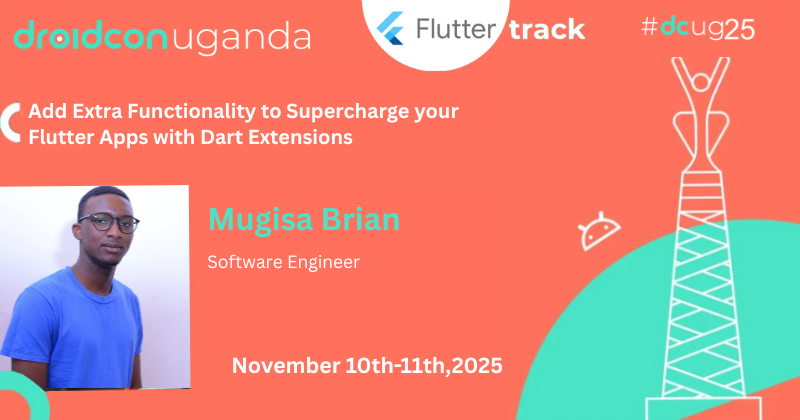 droidconug's tweet image. 🚀 Supercharge your #Flutter apps with #Dart Extensions!
Join @xephas_official at #dcug25 to discover how to write cleaner, smarter & more scalable code—without touching existing classes or libraries.
Learn advanced patterns, real-world use cases & live demos in action! 💡
🎟️…