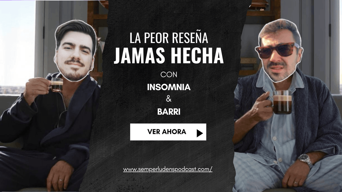 JUEVES de SEMPER LUDENS.  

Muchas, muchísimas reseñas de juegos de mesa. Entre ellas la peor jamás hecha. A saber: 

La batalla de hoth
Juego de tronos: El juego de mesa
Criaturas maravillosas
Zoo vadis
Tycoon India 1981
Skyrise

Y más.

🎙️semperludenspodcast.com