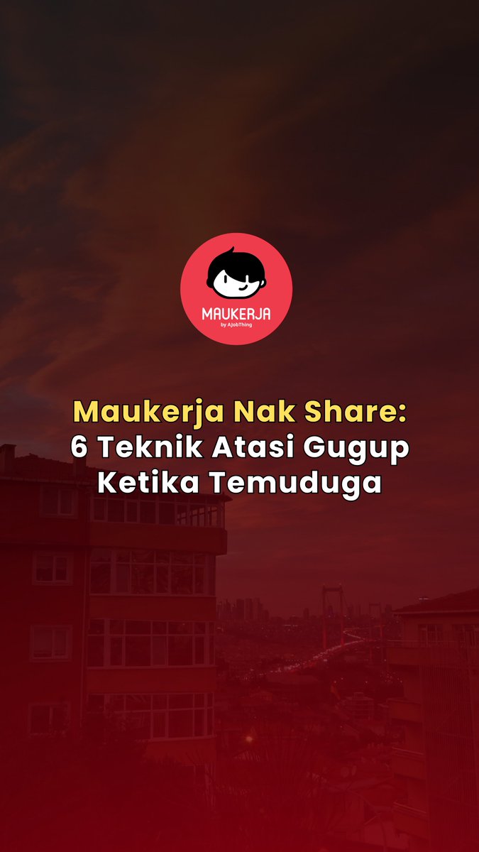 Gugup masa interview tu normal 😮‍💨 Even calon yang confident pun boleh tiba-tiba blank bila depan panel. Tapi good news gugup boleh dikawal, bukan dielak.

Ni antara 6 teknik yang terbukti boleh bantu kurangkan nervous masa temuduga 👇