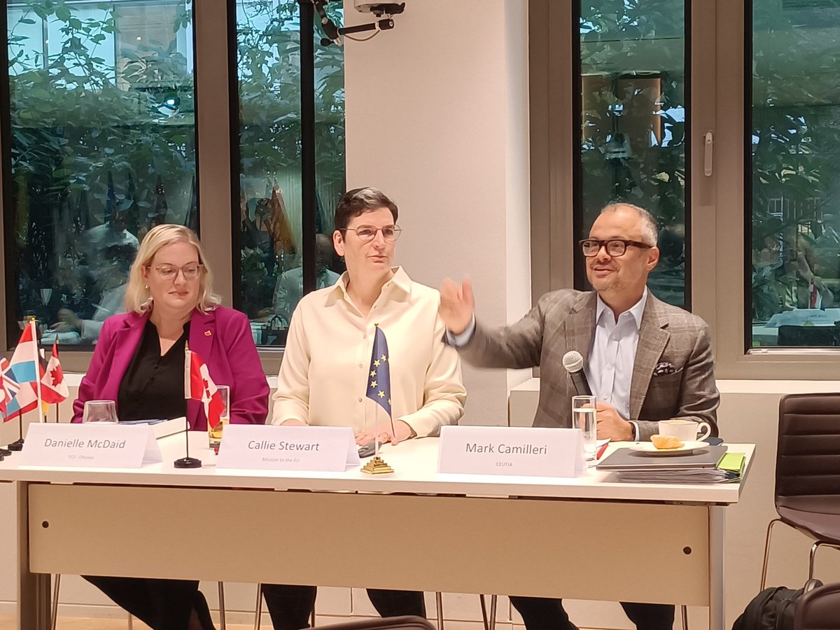 CanadaCommerce's tweet photo. Starting 2 great days of meetings with 🇨🇦 Canadian bilateral Chambers across Europe. Lots of shared ideas, best practices and collaboration. https://t.co/2mnNNAS3YR