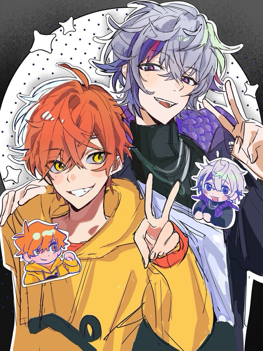 ぽんちゃんページ コウペンちゃん Tシャツ ボーダー ホワイト