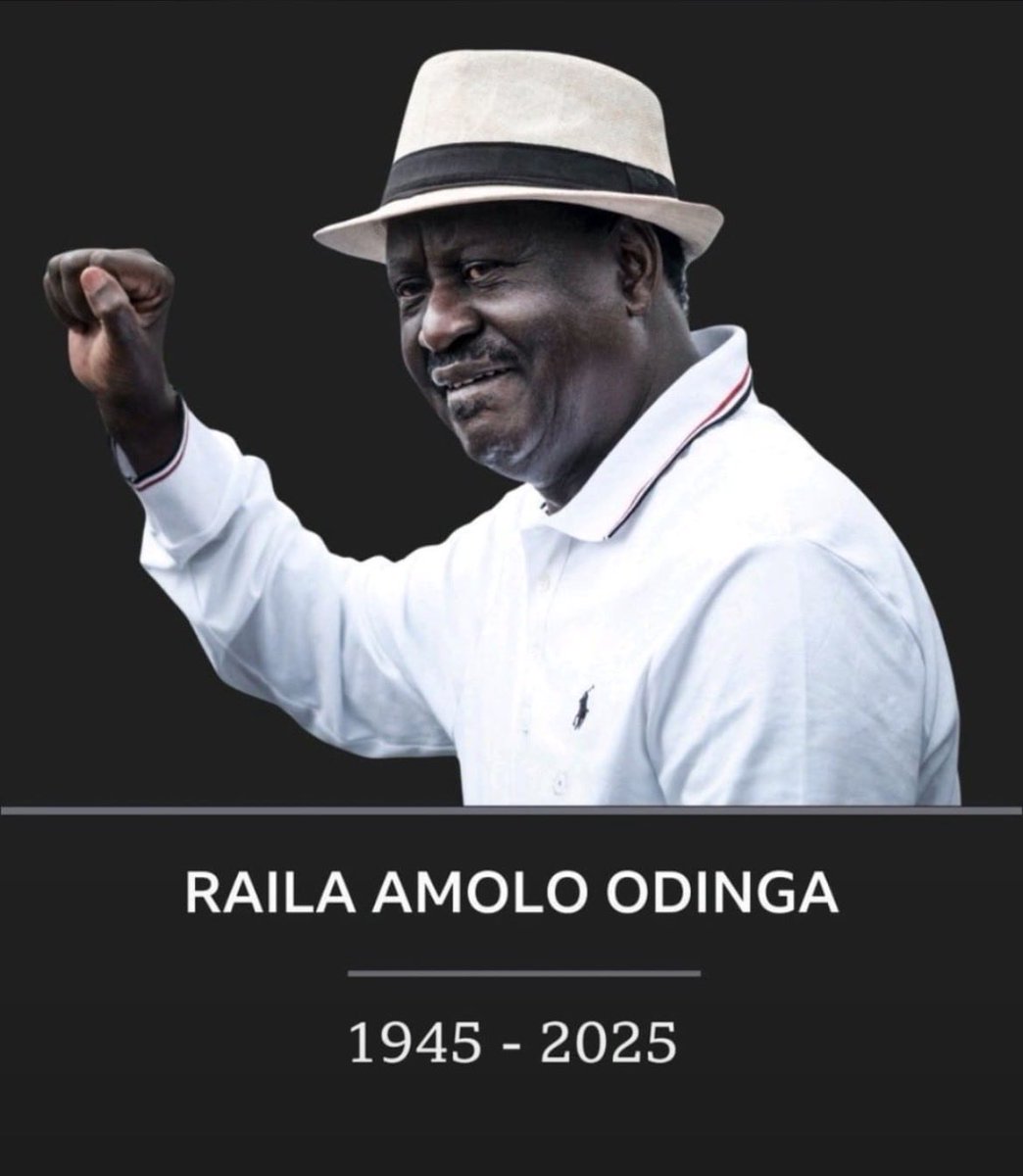 Rest well Jakom! We celebrate AND honor your life and the sacrifices you made for our great country Kenya. You fought the good fight! Rest in Peace Baba