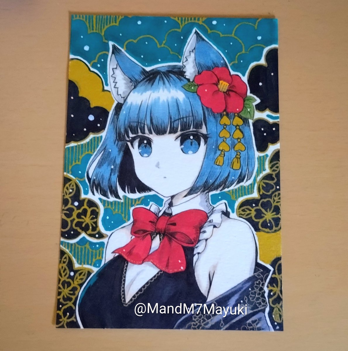 これは先日5年ぶり位に描いたうちのこのマツシタさん
(⁠≧⁠▽⁠≦⁠)しばらく一次創作も頑張ろうかなぁ、と