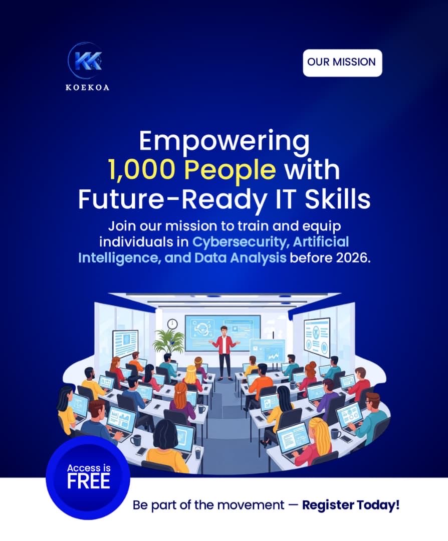 KoekoaITService's tweet image. Join the global trend today! With KOEKOA IT SERVICES #techgenuis #techinfo #workeasyearnhigh #GoViral