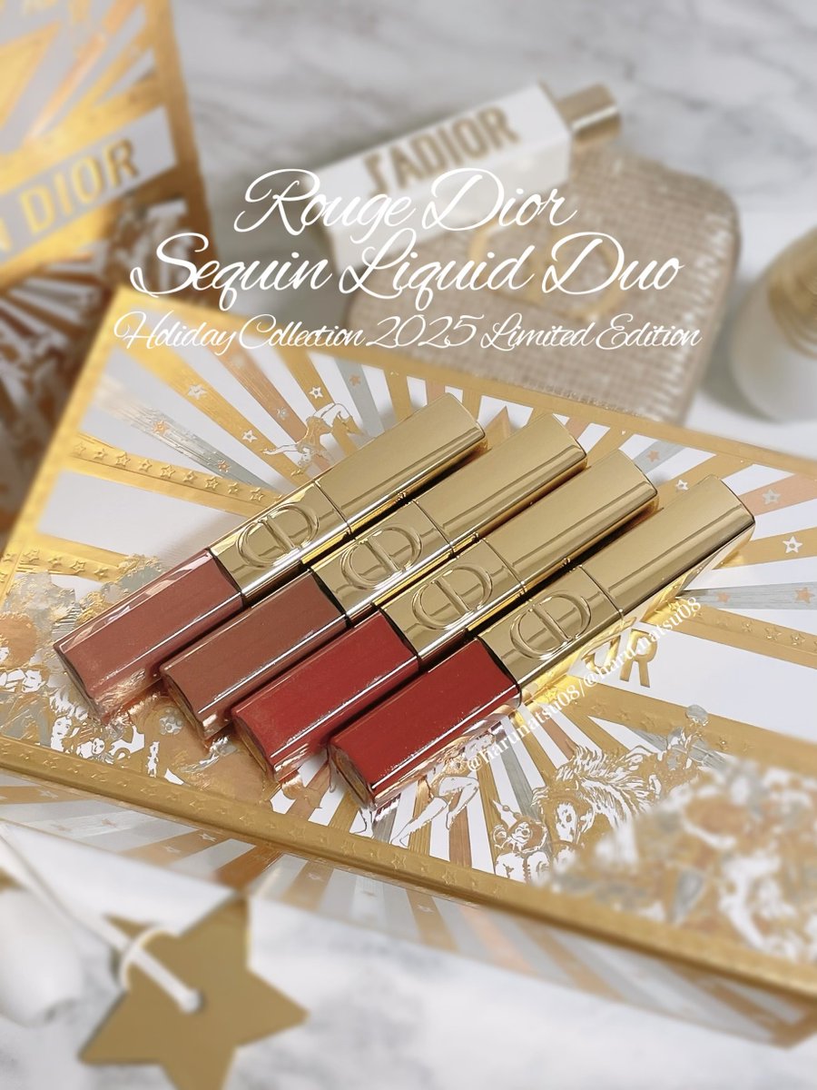 【数量限定】ルージュ ディオール シークイン リキッド デュオ 100と720 DIOR】 新作/限定 ルージュ ディオール リキッド シークイン