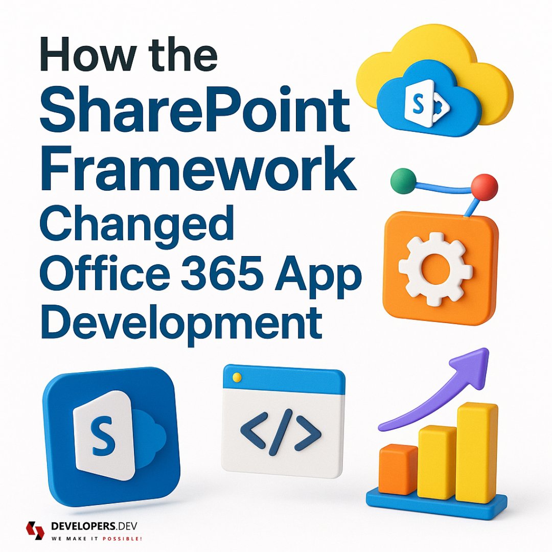 topdeveloperdev's tweet image. 🚀 Build powerful Office 365 apps without the hassle! Legacy methods slow innovation, but SharePoint Framework makes development faster, scalable & modern. 💡
👉 Learn more: developers.dev/tech-talk/how-…
#Office365 #AppDevelopment #EnterpriseApps #DigitalWorkspace #DevelopersDev