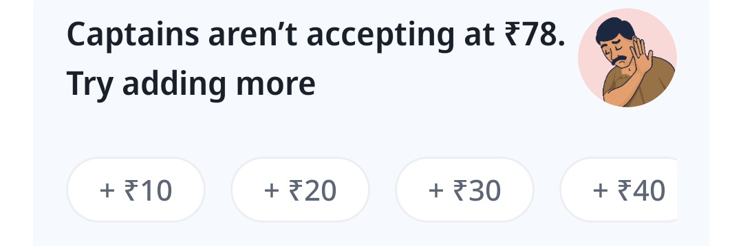 amit25says's tweet image. This shit happens whenever I have to catch my train.

#Uber accepts and cancels and then accepts when I already got a ride from #rapido (I accepted it as the driver left a message) who knows if I cancelled rapido and uber cancels again 🤡

You can&apos;t just depend on 1 app :(