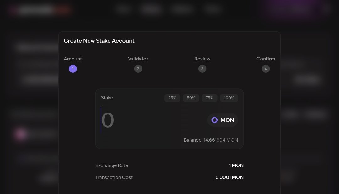 wyckoffweb's tweet image. Staking is live on monad testnet 1
You can try it out here: gmonads.com/staking
Just connect your wallet, select a validator and stake any amount you want.