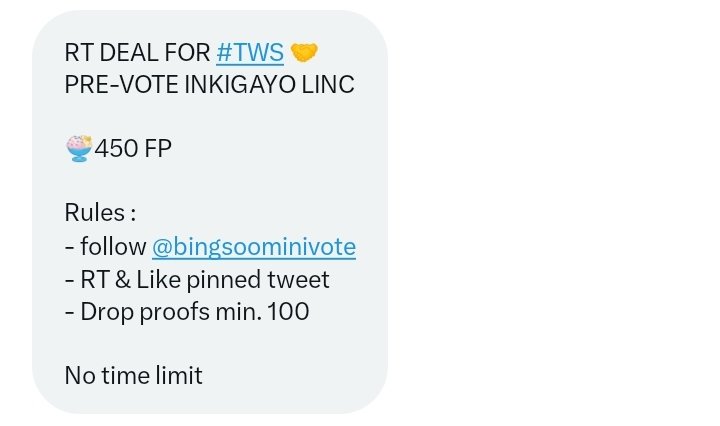 TWS SUPPORTS tweet media