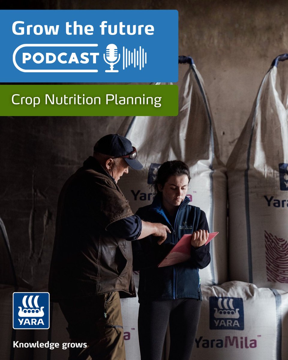 🎙️ New podcast episode!

Mark Tucker, Yara’s Partnership &amp; Value Chain Manager, joins us to discuss #Crop #Nutrition Planning. From reflections on #harvest and drilling conditions to the importance of #foliar applications and crop analysis. 

Tune in now - ow.ly/YZGb50XbzTW