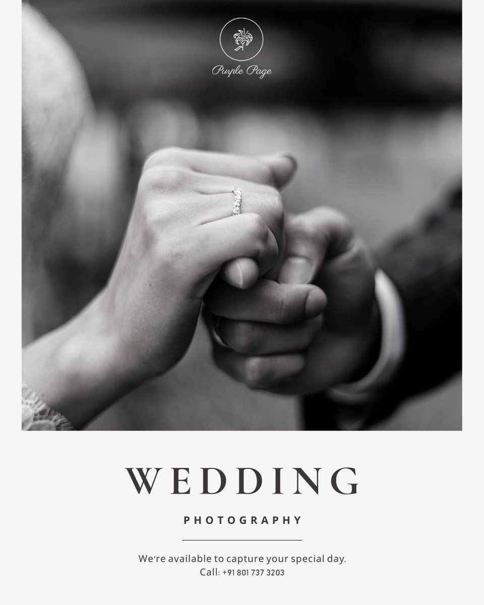 purplepageindia's tweet image. Experience the magic of your wedding day through our expertly crafted photography services.

Cherish every moment with our timeless captures.

#WeddingPhotography #MemoriesForever #CapitanStudios