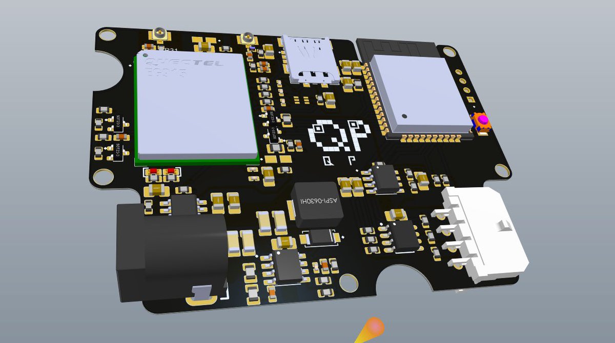 VkBoit's tweet image. We finally finished the assembly of the embedded QuePay device for commercial coffee vending machines and are currently doing tests for it. 
This one has:
- 4G connectivity for fast transaction processing with 2G fallback 
- WiFi connectivity option
- RS485 port for Modbus
- I2C…
