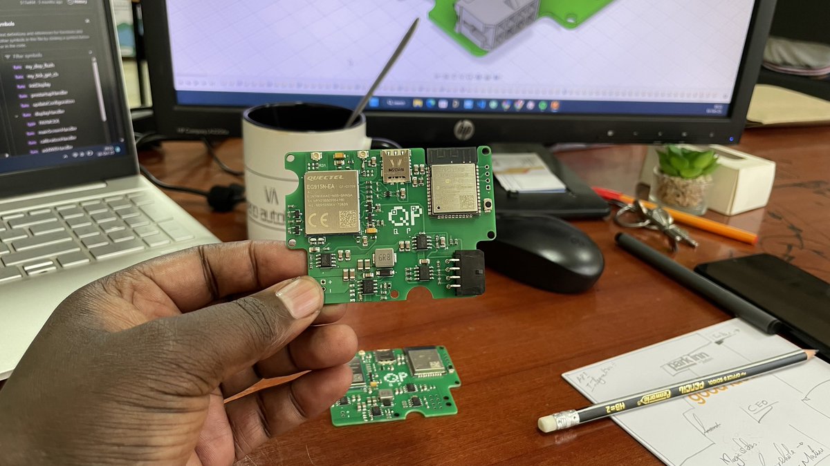 VkBoit's tweet image. We finally finished the assembly of the embedded QuePay device for commercial coffee vending machines and are currently doing tests for it. 
This one has:
- 4G connectivity for fast transaction processing with 2G fallback 
- WiFi connectivity option
- RS485 port for Modbus
- I2C…