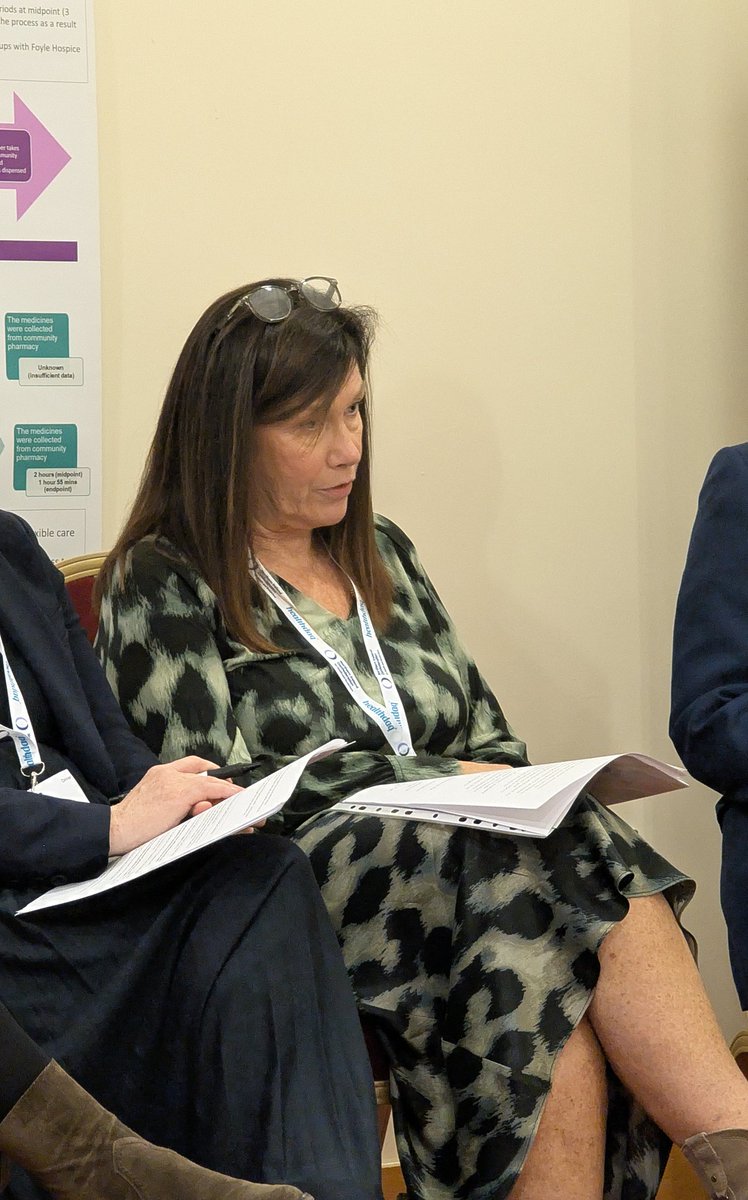 Gillian McCorkell talks about Hospice Pathfinder to Improve Access to Medicines  <a href="/NIHospice/">NI Hospice</a> <a href="/FoyleHospice/">Foyle Hospice</a> #NICON2025