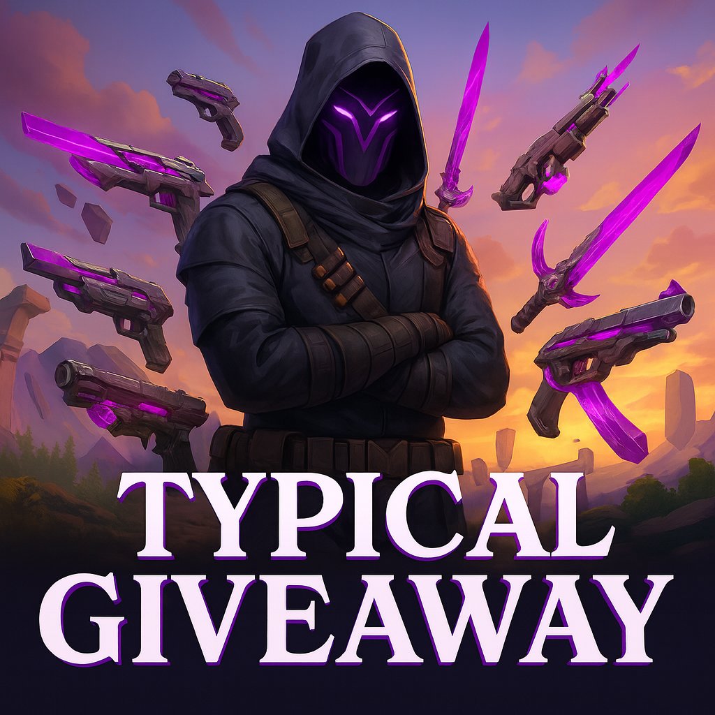 من لا يشكر الناس لا يشكر الله. 

وهذي هدية بسيطة مقدمة من دعمكم الفترة اللي راحت 🤍

2x VALORANT DOLMIR'S REVENGE BUNDLE GIVEAWAY

الشروط: 

1- تابعني 🫰
2- لايك 💘
3- ريتويت 🔁
4- منشن خويك اللي تبيه يفوز معك 🤝

باختصار: 2 فايزين لكن بنختار شخص واحد والمنشن حقه من التويتة