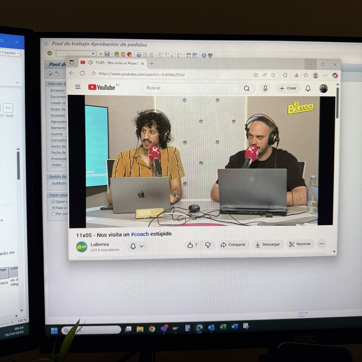 Se me han juntado dos Berreas sin escuchar. Voy a pedir reducción de jornada por motivos radiofónicos 😂 

<a href="/LaBerrea_radio/">LaBerrea</a> 
<a href="/fnietoromero/">Fernando Nieto</a> 
<a href="/JuanVazquezC/">Juan Vázquez Corrales</a> 
#BuenosDiasATodos