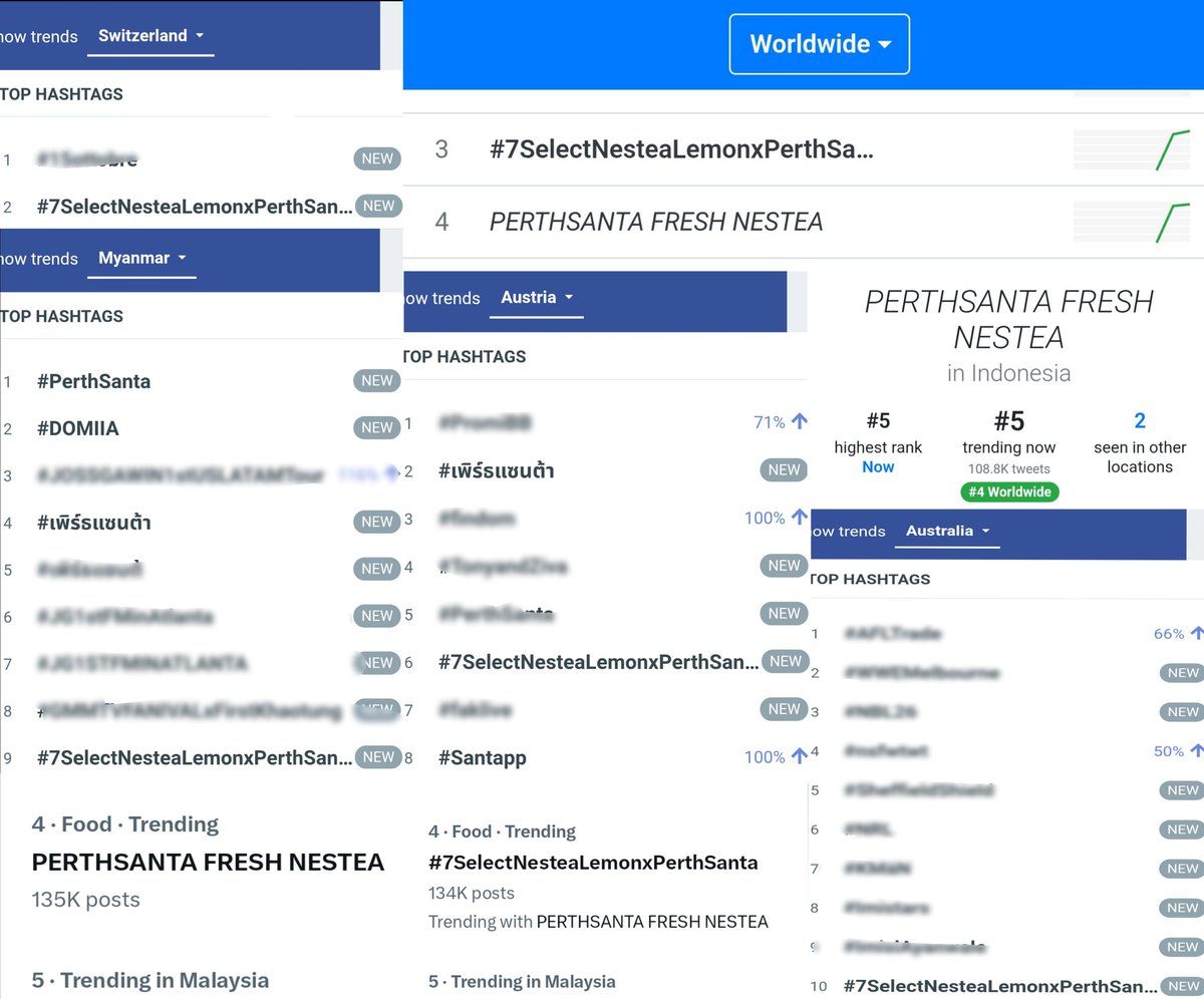 📈 TREND UPDATE ll  #PerthSanta #เพิร์ธแซนต้า #PerthTanapon #Santapp <a href="/Ppsanta/">Santapp</a> <a href="/perthppe/">PERTHPPE</a> 

PERTHSANTA FRESH NESTEA 
#07 🌎Worldwide 🖤🤍
#01 🇹🇭Thailand
#04 🇲🇾Malaysia 🆕
#05 🇮🇩Indonesia ⬆️
#08 🇻🇳Vietnam
#29 🇵🇭Philippines 🆕

#7SelectNesteaLemonxPerthSanta
#08  🌎Worldwide🖤🤍
#01