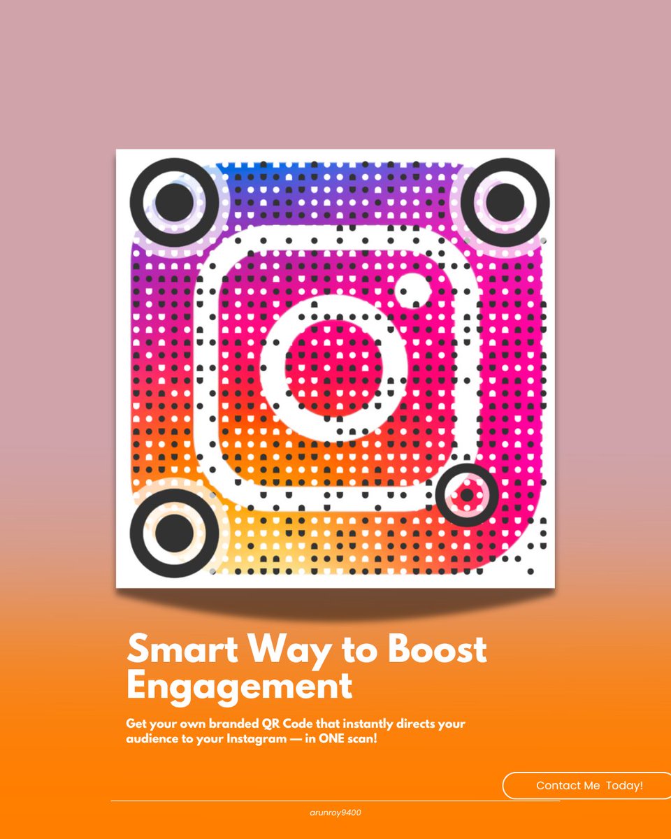 arunroy9400's tweet image. 🔥 Want a Professional QR Code like this!
That Instantly Connects Customers to Your Business?
No more long links or typing — just Scan &amp;amp; Go!
I design branded, clickable and high-quality QR Codes.

#QRCodeDesign #DigitalBusinessCard #SmallBusinessBranding #arunroy9400  #PokemonZA