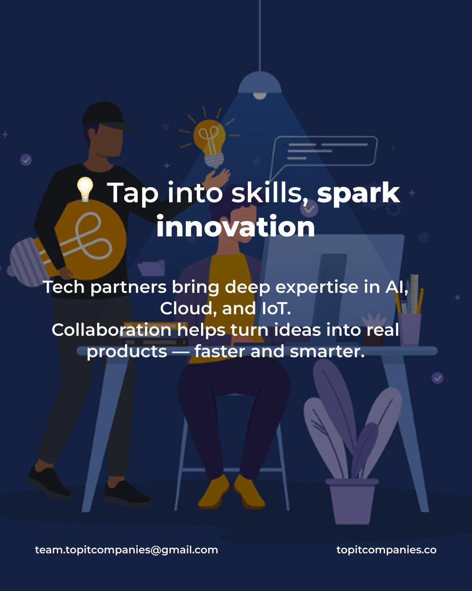 BCorse75470's tweet image. How Technology Partnerships Drive Business Growth: Collaboration is a crucial growth strategy, allowing businesses to tap into deep expertise in areas like AI, Cloud, and IoT, reduce overhead, and accelerate innovation.

#TechnologyPartnerships #BusinessGrowth #Collaboration