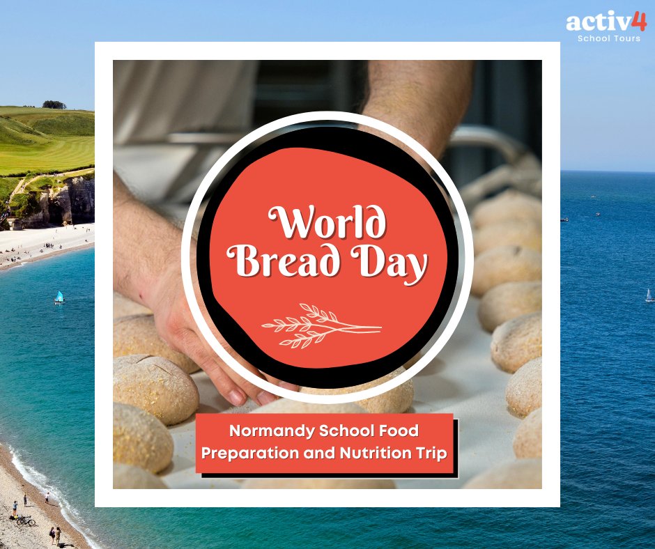 This #WorldBreadDay, take your students to the home of French baking 🇫🇷. Our Normandy school food trip includes a cooking class, fromagerie tour, chocolate factory visit and food market exploration.. The perfect recipe for inspired learning!
#SchoolTrips #FoodTech