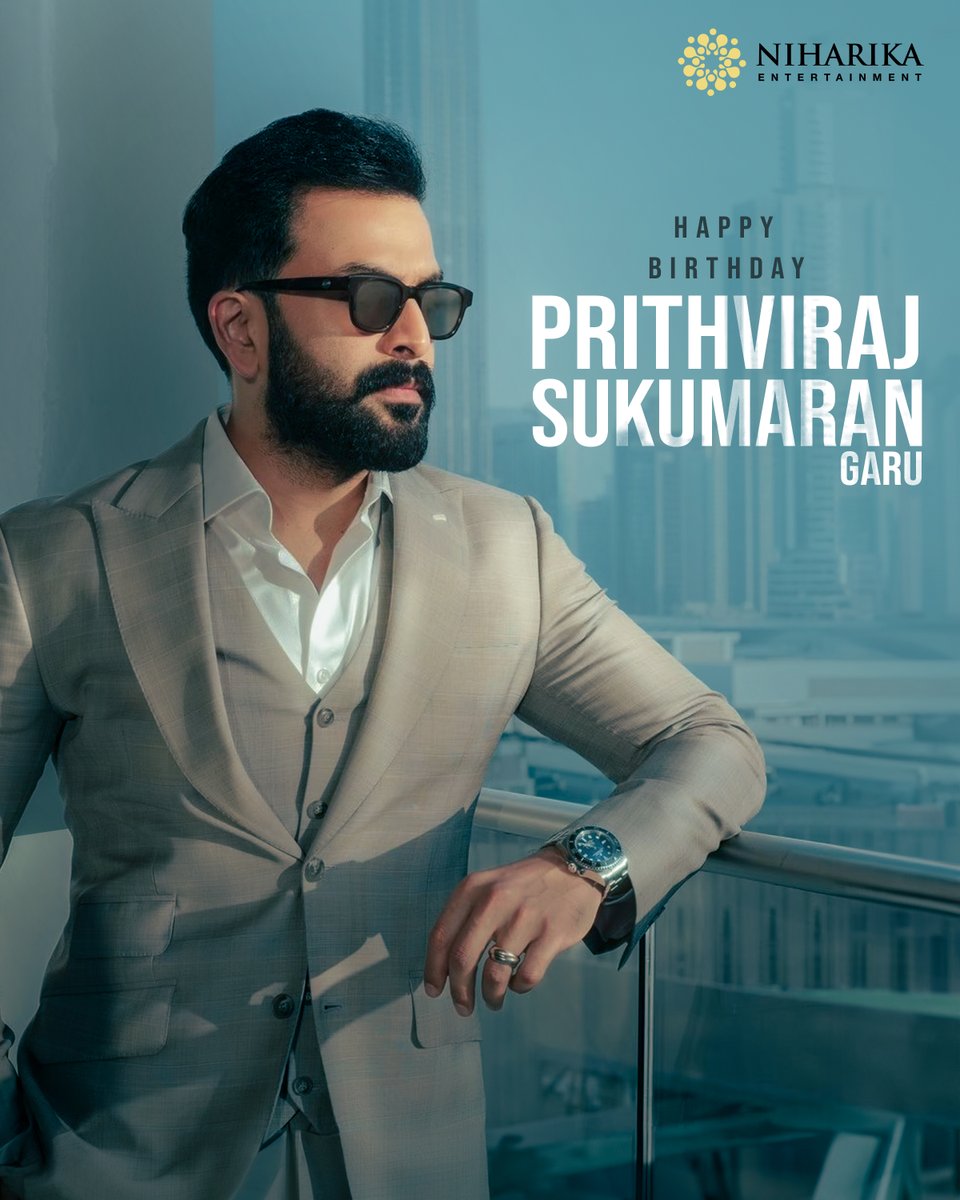Wishing the multi-talented powerhouse of Indian cinema, <a href="/PrithviOfficial/">Prithviraj Sukumaran</a> garu, a very Happy Birthday ❤️‍🔥

From Malayalam cinema to Pan-Indian glory, you’ve set your own league 💥

Have a great year ahead sir ❤️
