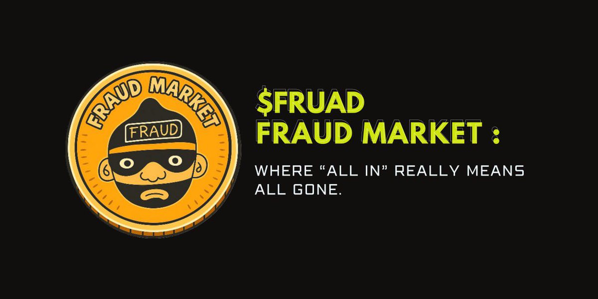 CryptoPl4ys's tweet photo. @Dior100x Study $fuad fraud market. Its been a fraud market all along and not a bear or bull one

CFYx3mGmHYyFFLmFDbhj6WskxaqUEUW396LsnM9mpump

https://t.co/g1mOzvyJEi https://t.co/MFdoovraug