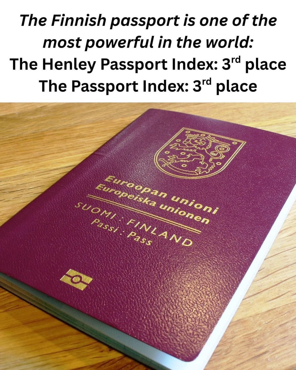 Ohra_aho's tweet photo. The U.S. passport is no longer one of the 10 most powerful in the world. The U.S. came in 12th place in the latest Henley Passport Index, which ranks passports by how many destinations a traveler can visit without a visa. The U.S. passport has long been one of the most powerful in the world. A decade ago Henley ranked it first.