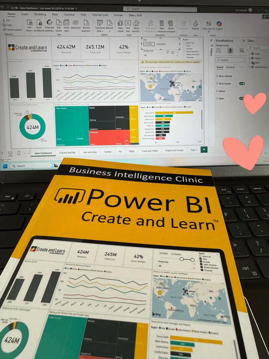 CreateAndLearn1's tweet image. Data skills are in demand.📊❤️
Visit our link to find the best way to learn by doing #excel #powerbi #tableau #python