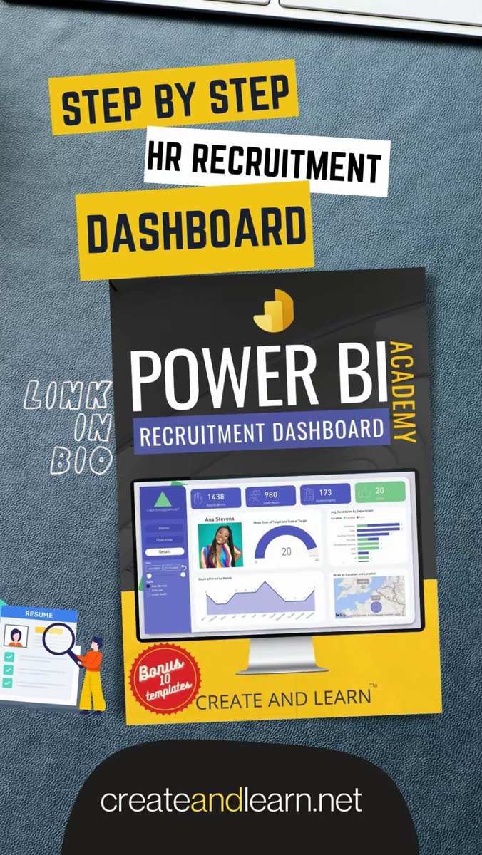 CreateAndLearn1's tweet image. Data skills are in demand.📊❤️
Visit our link to find the best way to learn by doing #excel #powerbi #tableau #python