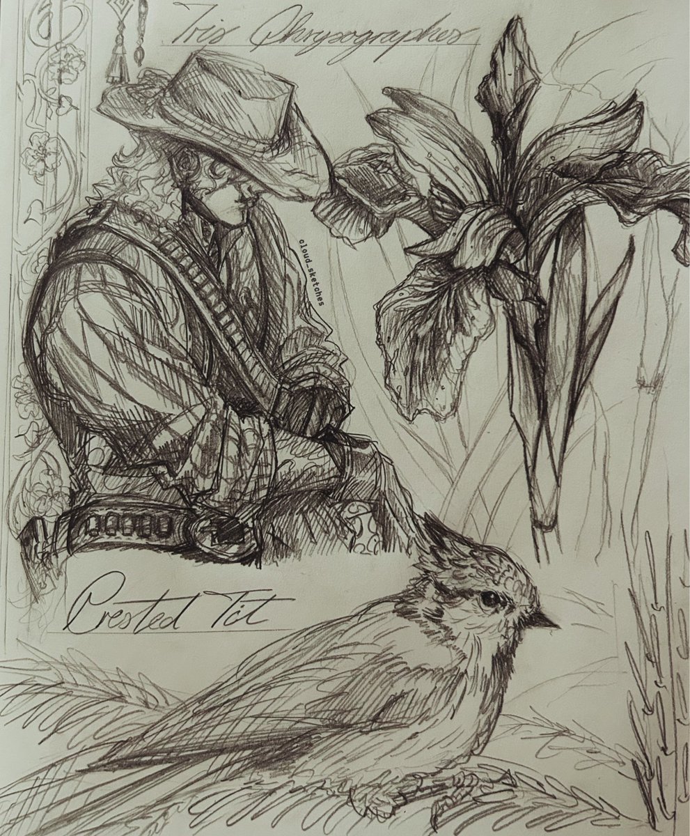 cloud_sketches's tweet image. Greatly enjoying sketching traditionally again. 🪶 #oc