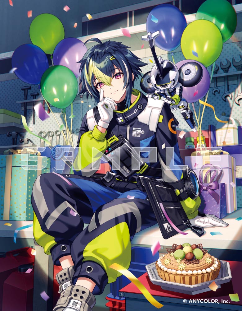 にじさんじ所属 伊波ライ様の誕生日グッズビジュアルを担当させて頂き