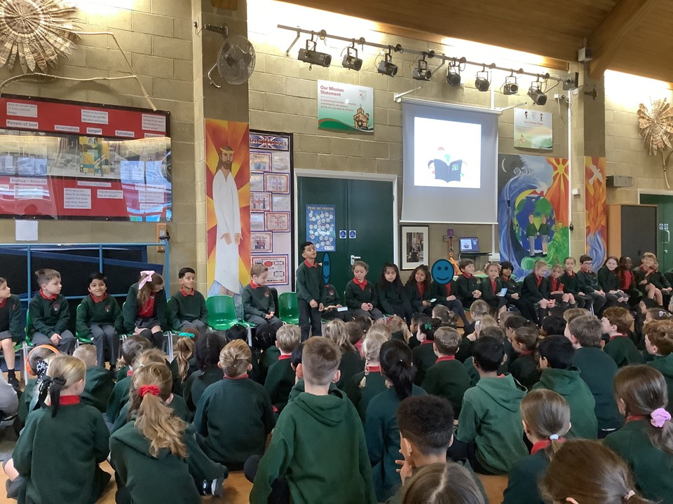 Yesterday, we held our Y3 Bible worship. Reverend Nelson presented all of our children with a Bible. A big thank you to St Mary's Church for funding the Bibles again this year. It is really appreciated.