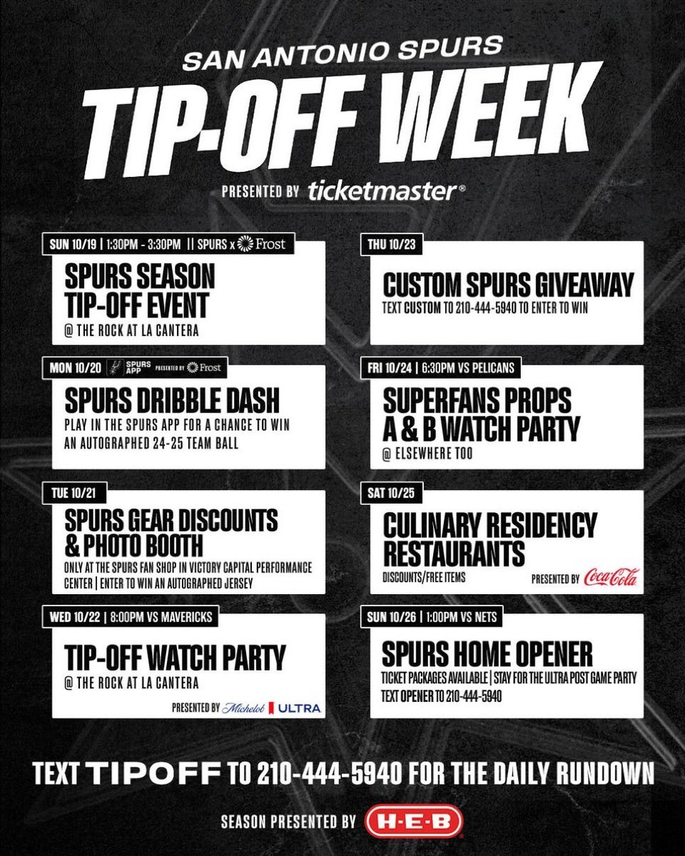 SleeperSpurs's tweet image. Spurs home opener coming 🔜 
#SpursNation