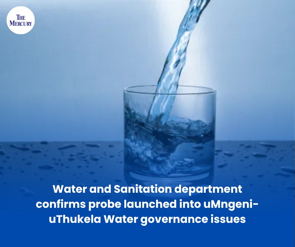 TheMercurySA's tweet image. 🚨 The Department of Water and Sanitation has launched an investigation into uMngeni-uThukela Water over serious allegations of governance failures, including misuse of public funds. 
#WaterGovernance #PublicAccountability #uMngeni 
Read more: themercury.co.za/2025-10-15-wat…
