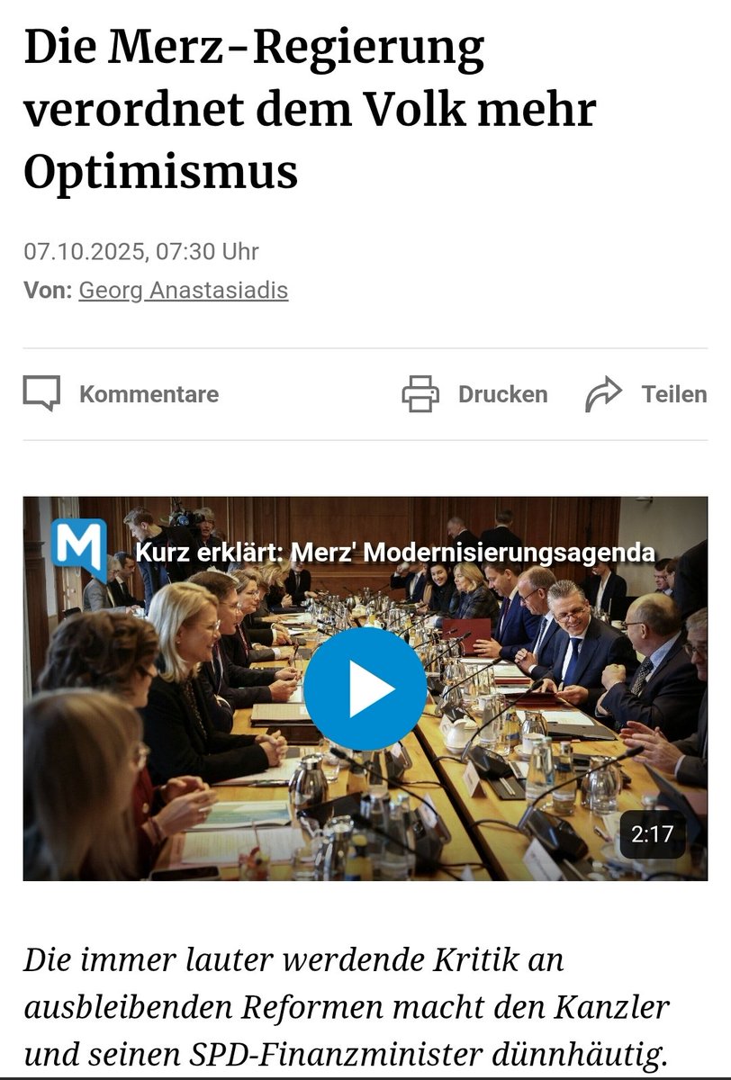 AufsGGvereidigt's tweet image. Hat #AxelHacke einfach übersehen, dass es auch hierzulande ‚führende‘ #Politversager gibt, die meinen, „dem #Volk #Optimismus verordnen“ zu können? Oder ist Kritik an #Regierende|n aus verordneter Rücksicht/Stromlinienförmigkeit in #süddeutsche|n Schmierblättern nicht en vogue?🤔