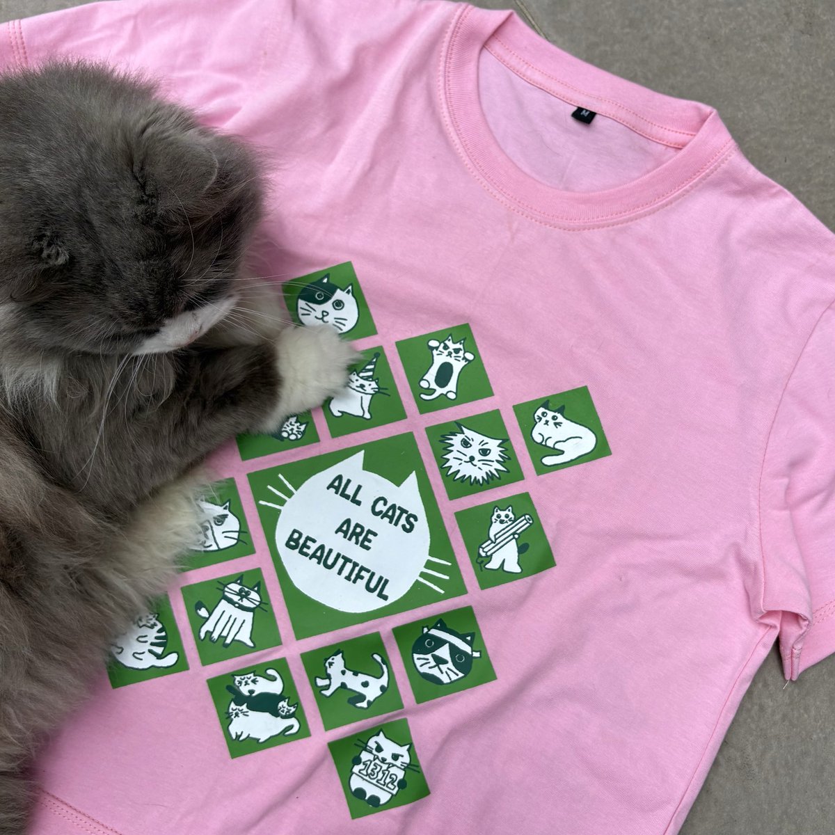 tfoolswhodream's tweet image. Thinking of making this shirt for Artket, would you guys buy it…? *kucing abu di dalam foto gak termasuk ya