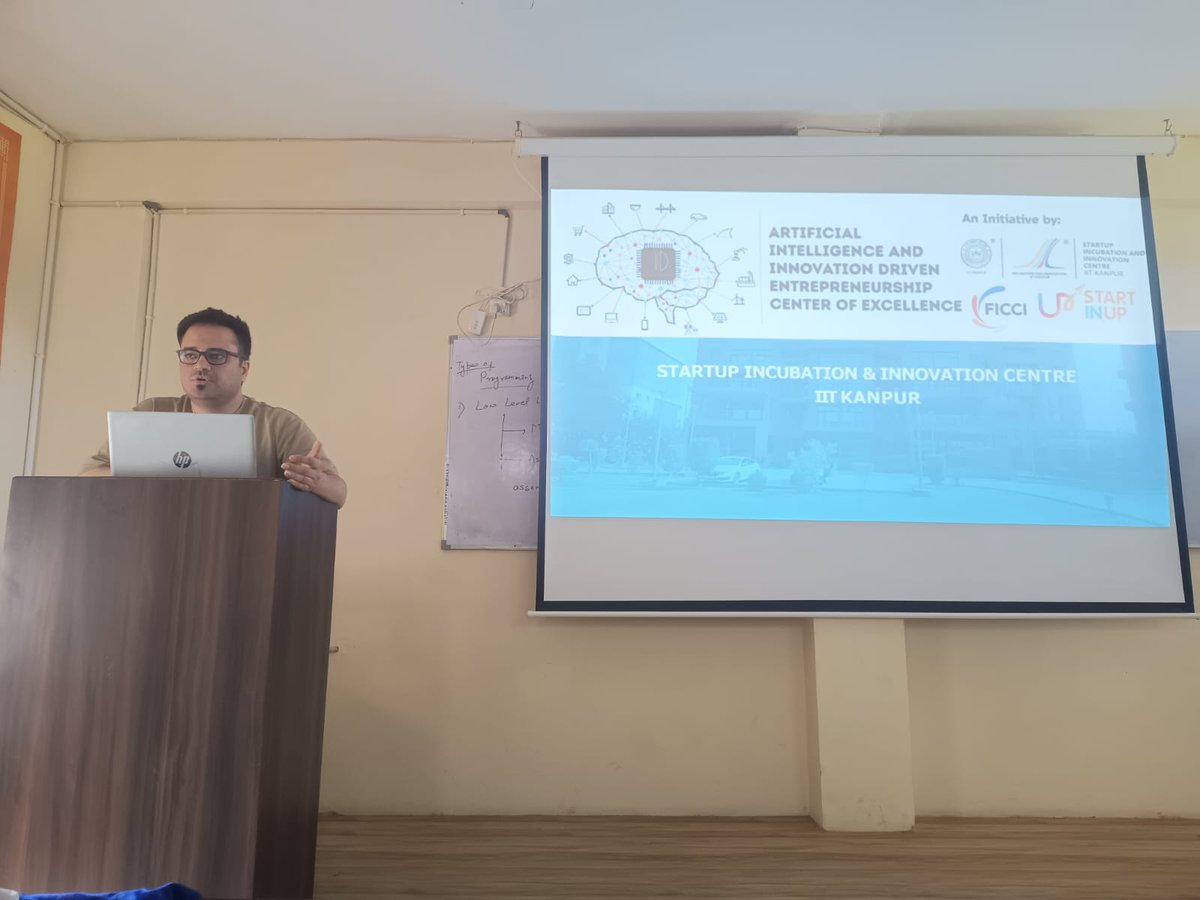 muitincubation's tweet image. 🚀 AI &amp;amp; Startup Ecosystem Lecture Recap
MIIF hosted Mr. Vasav Krishna on 14th October 2025 at @muitindia  Lucknow.
📅 Highlights:
🗓️ 14th October
🕒 2:30 PM
📍 Seminar Hall, MSOET
🎙️ Speaker: Mr. Vasav Krishna
🌱 Viksit Bharat 2047!
#MUIT #AIIDE #MedTech #Innovation