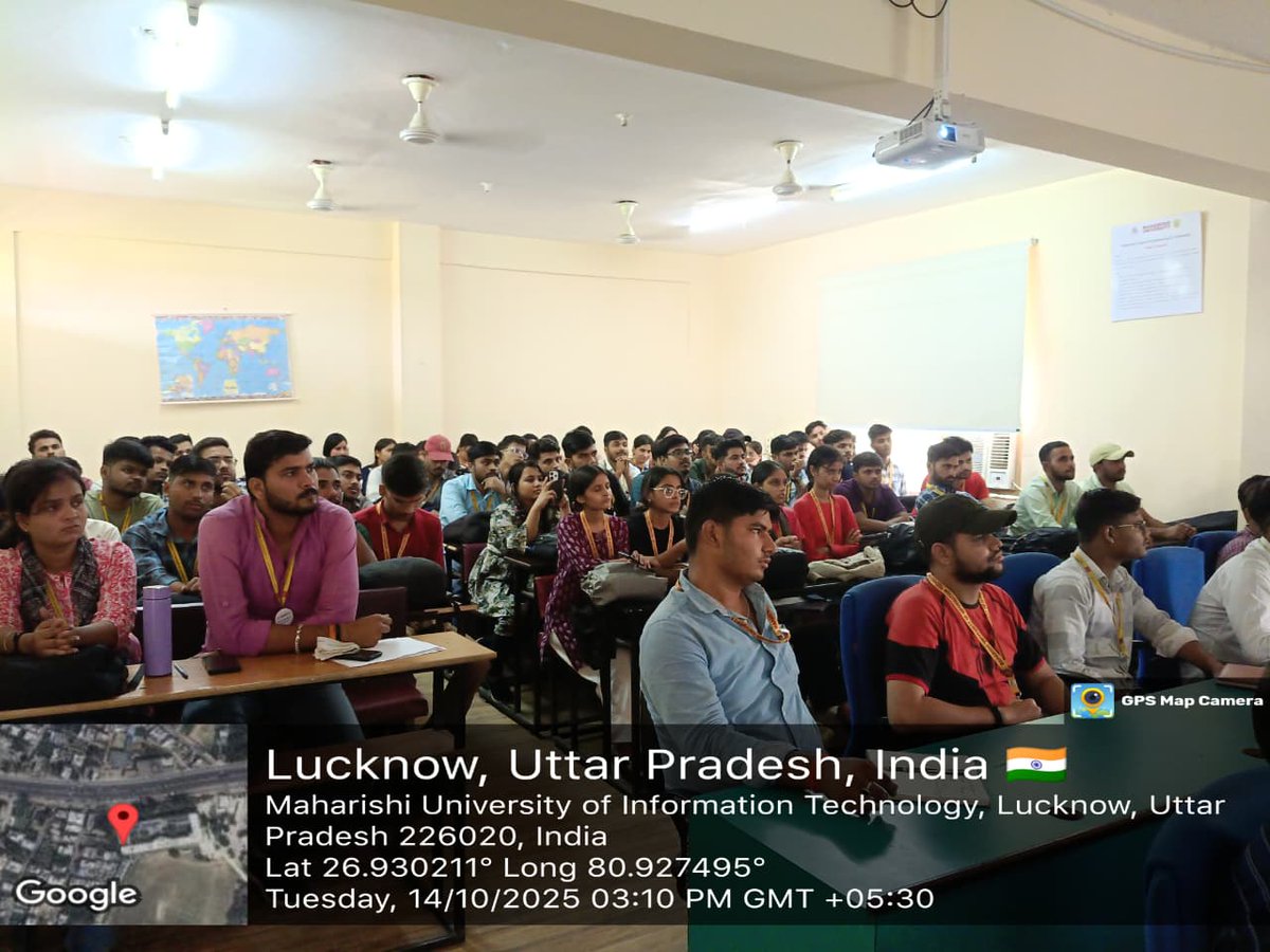 muitincubation's tweet image. 🚀 AI &amp;amp; Startup Ecosystem Lecture Recap
MIIF hosted Mr. Vasav Krishna on 14th October 2025 at @muitindia  Lucknow.
📅 Highlights:
🗓️ 14th October
🕒 2:30 PM
📍 Seminar Hall, MSOET
🎙️ Speaker: Mr. Vasav Krishna
🌱 Viksit Bharat 2047!
#MUIT #AIIDE #MedTech #Innovation