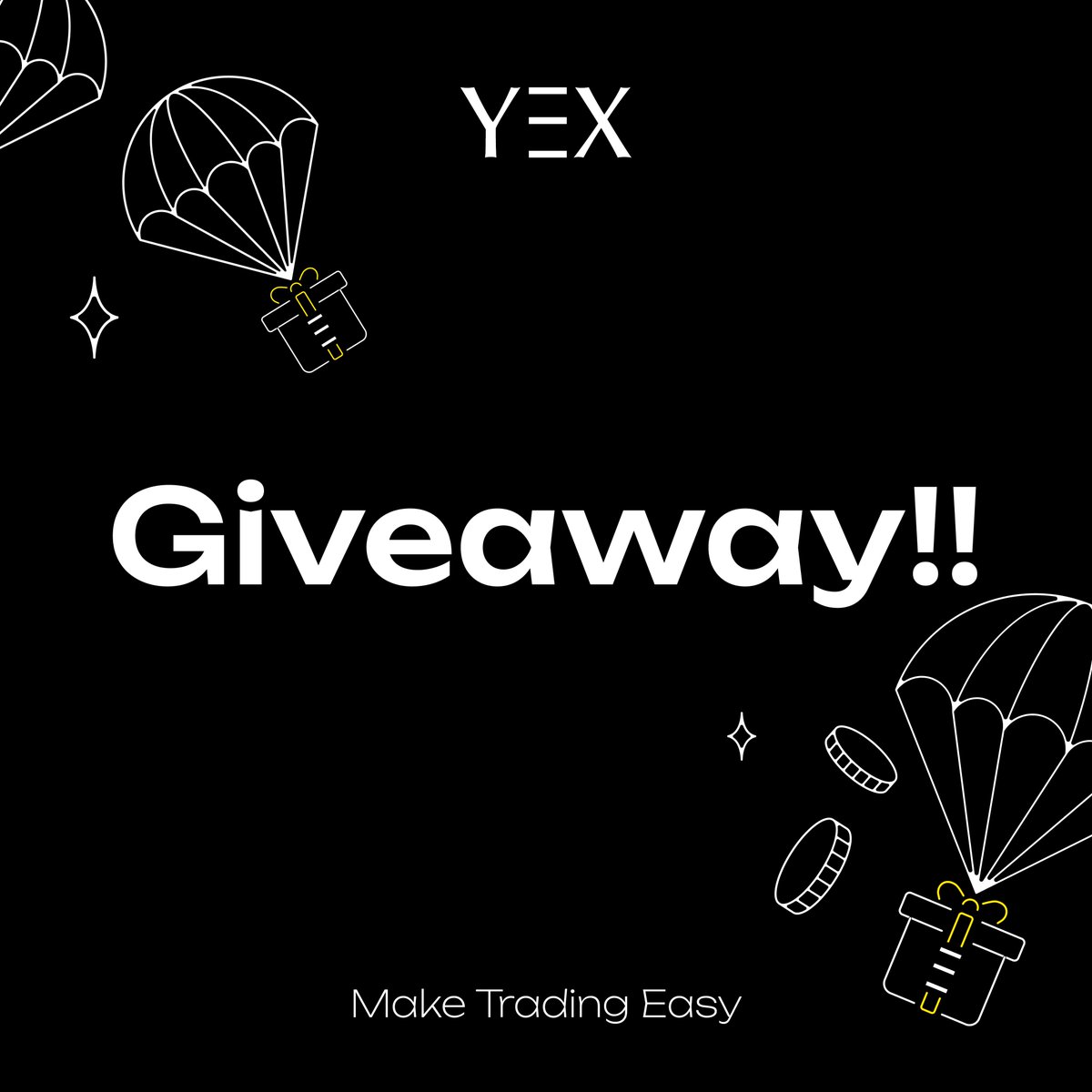 🔥 Giveaway Time!
🎁 5 winners share 50 USDT Futures Bonus!
⏰ Event Ends: October 22, 18:00 GST

✨ How to Join:
 1️⃣ Follow <a href="/YEXOfficial_EN/">YEX</a>
 2️⃣ Join our Telegram 👉 t.me/YEXOfficial_EN
 3️⃣ Like ❤️ &amp; Rt 🔁 this post

🚀 Don’t have a YEX account yet?
 Sign up now 👉