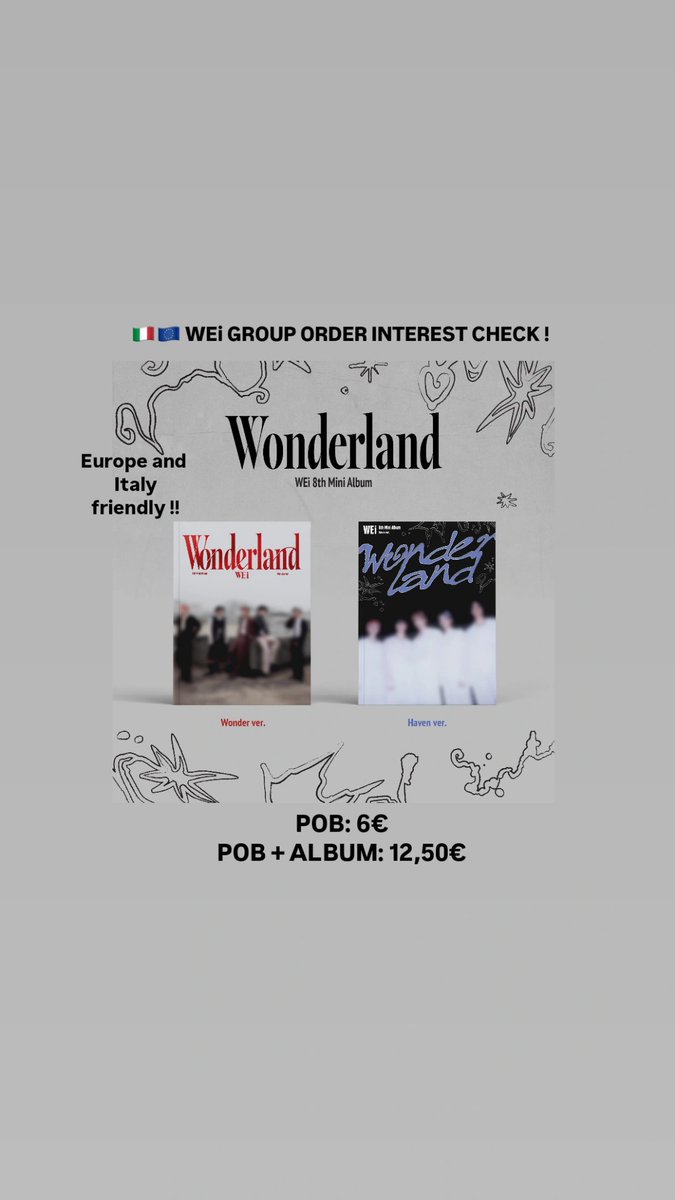 weisdaya's tweet photo. INTEREST CHECK !!!!!
EUROPE FRIENDLY

IM NOT BUYING PREORDER I AM JUST CHECKING WHO WOULD BUY SO LMK !

INSTAGRAM: https://t.co/JB9dRY1asr https://t.co/5DQHdCTJ96