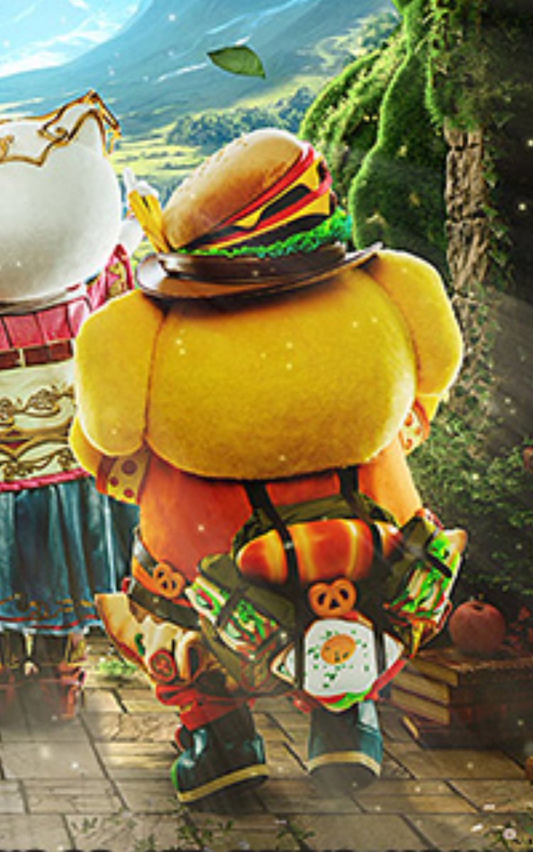 ねえ最高すぎる！！！！！
頭に🍔乗っけようって考えた人ありがとう！！🥹💓横に🍟あるし🥪に🍳！
🥨かわいい〜💛
プリンくんにしか着こなせないね🥰
早く正面見たい〜〜！！！！